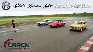 TRACK ATTACK | Alfa Romeo GTV, GTV6, Spyder Drag Race