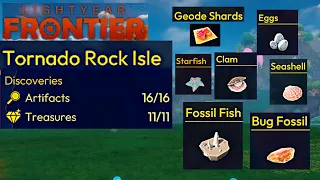 All Treasures & Artifacts Tornado Rock Isle . Lightyear Frontier