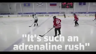 This 80-year-old Russian grandmother laces up her hockey skates and hits the ice three times a week