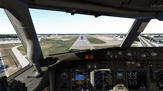 Landing in Buffalo Niagara International Airport| KBUF | Zibo Mod | X-Plane 12