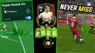 HIDDEN SKILL SUPER KNOCK ON | how to score power shot every time | how to get cafu | fc mobile