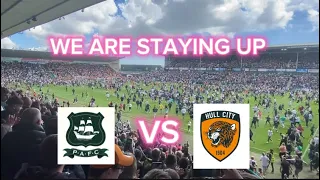 WE ARE STAYING UP!! Plymouth Argyle vs Hull city matchday vlog!!