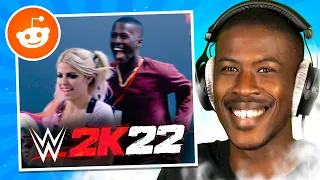 I WAS IN THE WWE 2K22 COMMERCIAL!