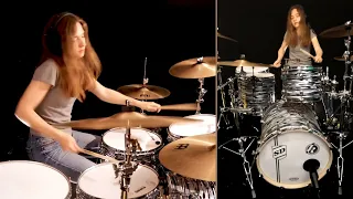 White Room Cream Drum Cover by Sina CUTTED