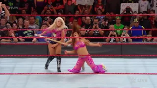 Alexa Bliss Hit Mickie James With A Kendo Stick