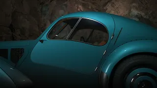 Bugatti Unreal render with AO passes in Nukex 13.1 with Unrealreader node.