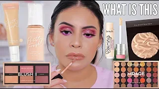 TESTING HOT NEW MAKEUP: FULL FACE FIRST IMPRESSIONS + WEAR TEST! | JuicyJas