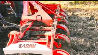 Kubota Mu 4501 11 Tyne cultivator test 💪#kubota #viral #trending #farming