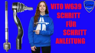 SMALL TÜV DEFECTS MERCEDES VITO W639 🔹 REPLACING TIE ROD HEAD + AXIAL JOINT 🔹 TUTORIAL