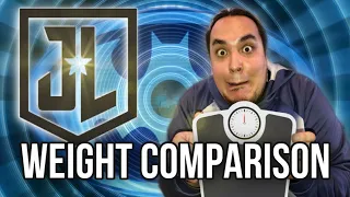 Justice League WEIGHT comparison - DC