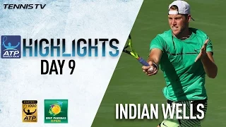 Highlights: Sock Breaks Through In Indian Wells 2017