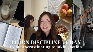 how to build *discipline* and achieve ALL of your goals I 4 tips