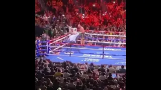 Crowd reaction Fury knockout win against wilder