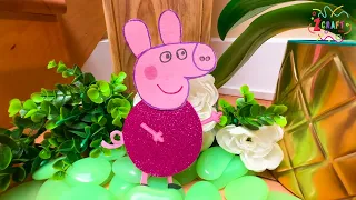 DIY Peppa r! 🐷✨ Magic from Colorful Cardboard!! 🦕  #diy #craft #peppapig