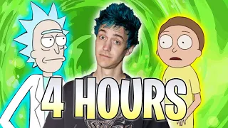 I Did Rick & Morty Impressions for Four Hours Straight | Ninja