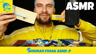 ASMR gum chewing & building LEGO 👷 (Pt 1) - GFASMR