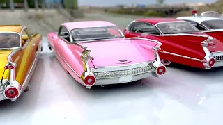 Cadillac 1956 - 1963  Dub City Old Skool & Hollywood Rides & Elvise Presley  jada toys 1/24 Scale