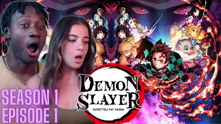 Watching *DEMON SLAYER* our very first ANIME together!