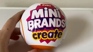 Unboxing Mini Brands Create