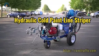 W-CPD1 Cold Paint Line Striper Machine -Rays Traffic Road Marking Machine