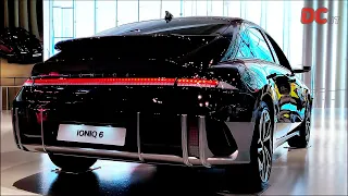 New 2023 IONIQ 6 Electric, 4K Detail Cut : Abyss Black Pearl #DCUT