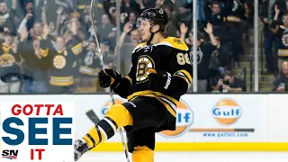 GOTTA SEE IT: David Pastrnak Roasts Ducks With 4 Goal Game