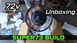 Super73 72V Build // Moto Electric Racing KIT Unboxing Pt.1