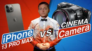 iPhone 13 Pro Max VS Blackmagic Cinema Camera 6K Pro Video Test | Donate to help Ukraine