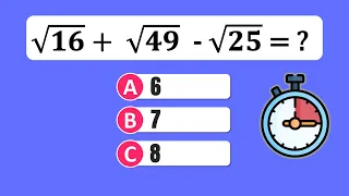 General Knowledge Math Quiz #4 | 15 Multiple Choice Questions With Answers