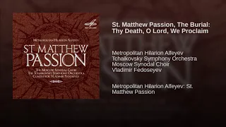 St  Matthew Passion (English version)