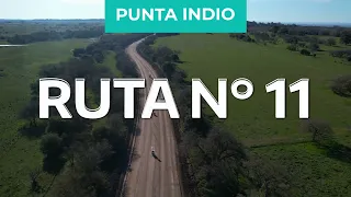 Avanza la pavimentación de la Ruta Provincial Nº11 en Punta del Indio