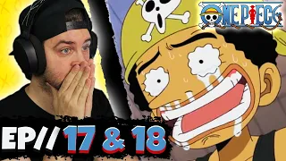 USSOPS TRAGIC BACKSTORY!! // One Piece Episode 17 & 18 REACTION  - Anime Reaction