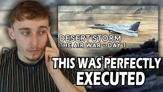 Brit's First Time Reacting to Desert Storm - The Air War, Day 1 - Animated