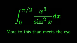 A surprisingly fascinating integral
