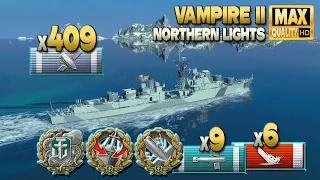 Destroyer Vampire II: Balanced random battle - World of Warships