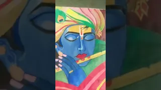 acrylic painting of lord Krishna 😍😍
