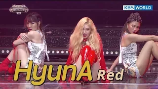 HyunA - Red | 현아 - 빨개요 [SUB: ENG/CHN/2017 KBS Song Festival(가요대축제)]