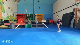 Aerobic Gymnastics 7 Basic Steps Part - 2 (Walking)