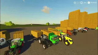 FARMING SIMULATOR 19 | All trailers and trucks auto load bale | 1200 Bale 🤯🤯😮😮 | FS19