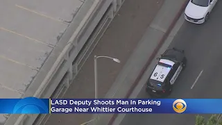 LASD Deputy Shoots Man In Parking Garage Near Whittier Courthouse