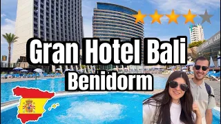 Gran Hotel Bali Benidorm | ROOM TOUR & ENTRANCE  | 4K |  NOVEMBER 2023