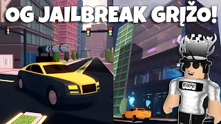 OG JAILBREAK SUGRĮŽO!!! | Roblox Jailbreak Lietuviškai