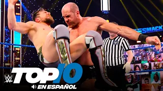 Top 10 Mejores Momentos de SMACKDOWN: WWE Top 10, Feb 5, 2021