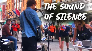 A tender moment on a city street - Sound of Silence on Grafton Street, live busking