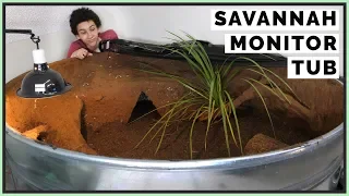 Designing a 400 Gallon Savannah Monitor Enclosure!