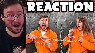 Gor's "Survive 100 Days Trapped, Win $500,000 by MrBeast" REACTION