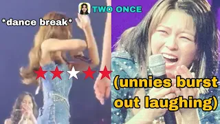 Tzuyu's Likey dance break in Oakland 😂