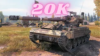 20K Spot + Damage AMX 13 105  World of Tanks Replays