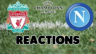 LIVERPOOL VS NAPOLI! UEFA CHAMPIONS LEAGUE REACTIONS! - Portion Of Sport