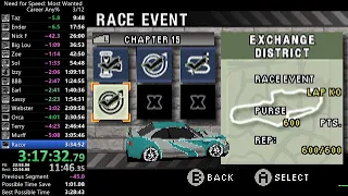 Need for Speed: Most Wanted (2005) (GBA) Career Any% Speedrun in 3:27:55 [Current World Record]